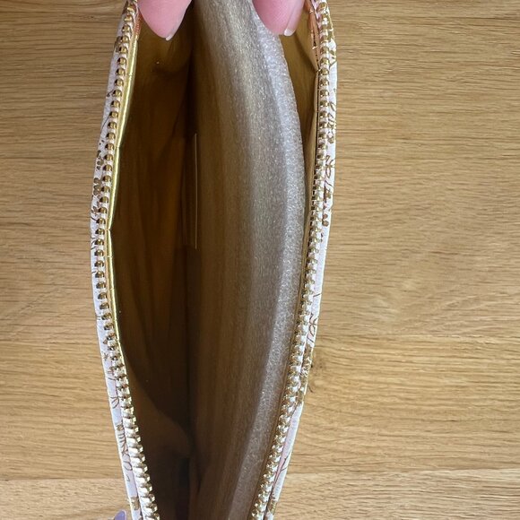 NWT: Papaya "Quartz Guilded Flowers" 9x7 Clutch - Picture 3 of 5